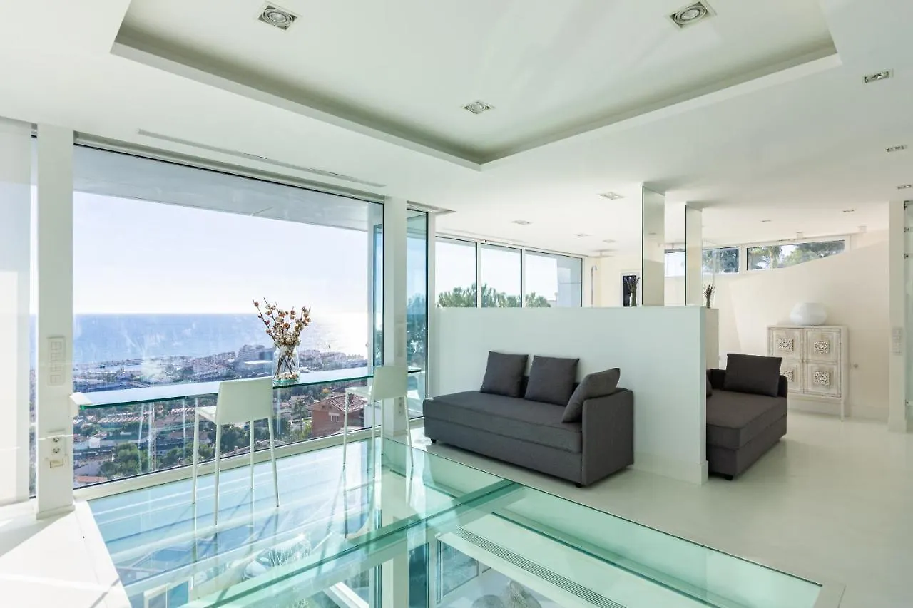 Villa Sitges Bianca Amaizing View Design 10 Min Walk From Beaches 0*,