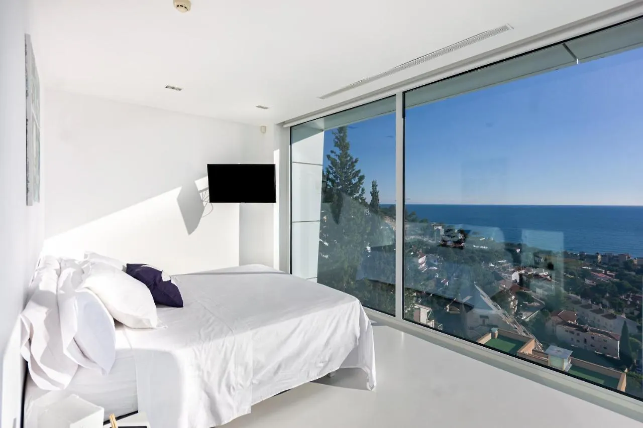 Villa Sitges Bianca Amaizing View Design 10 Min Walk From Beaches