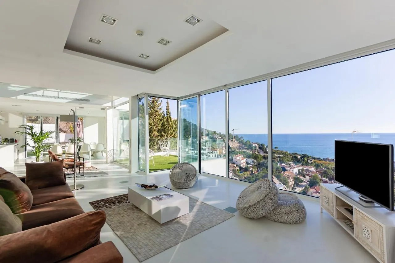 Villa Sitges Bianca Amaizing View Design 10 Min Walk From Beaches